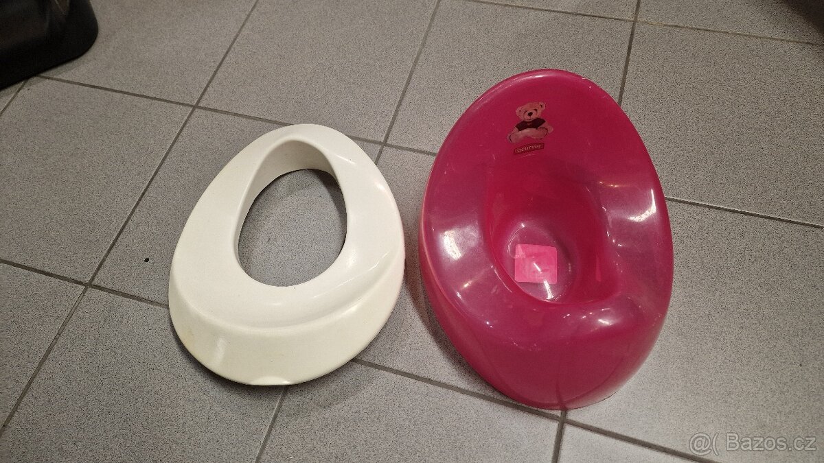 nočník a dětské prkénko na záchod