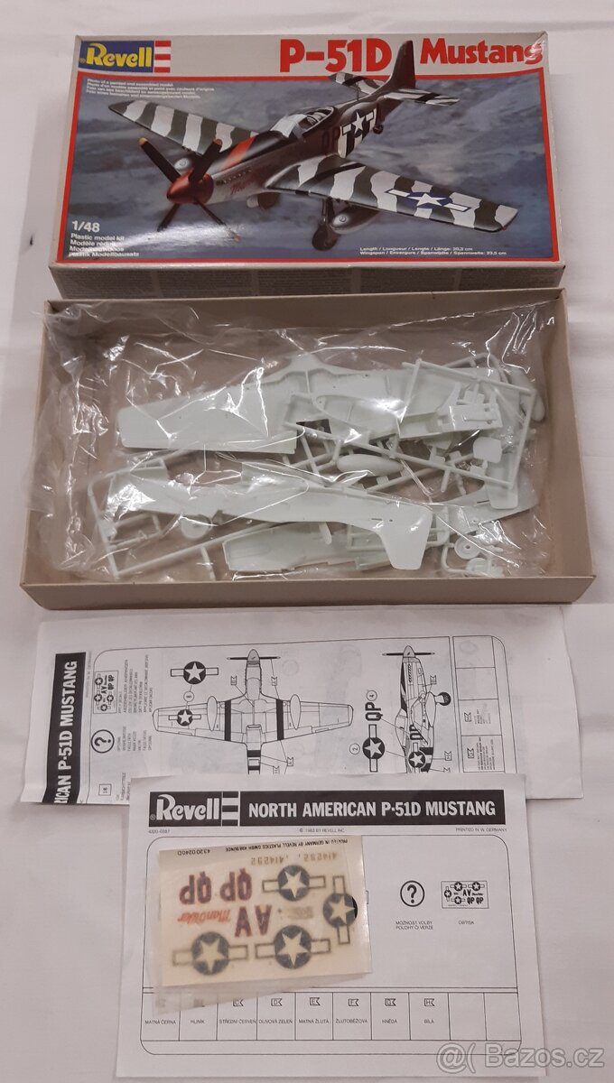 Model P-51D Mustang Revell č.4320, 1:48