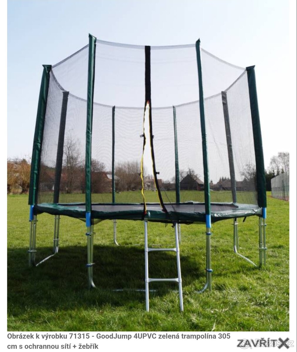 Trampolina 305cm GOODJUMP 4UPVC