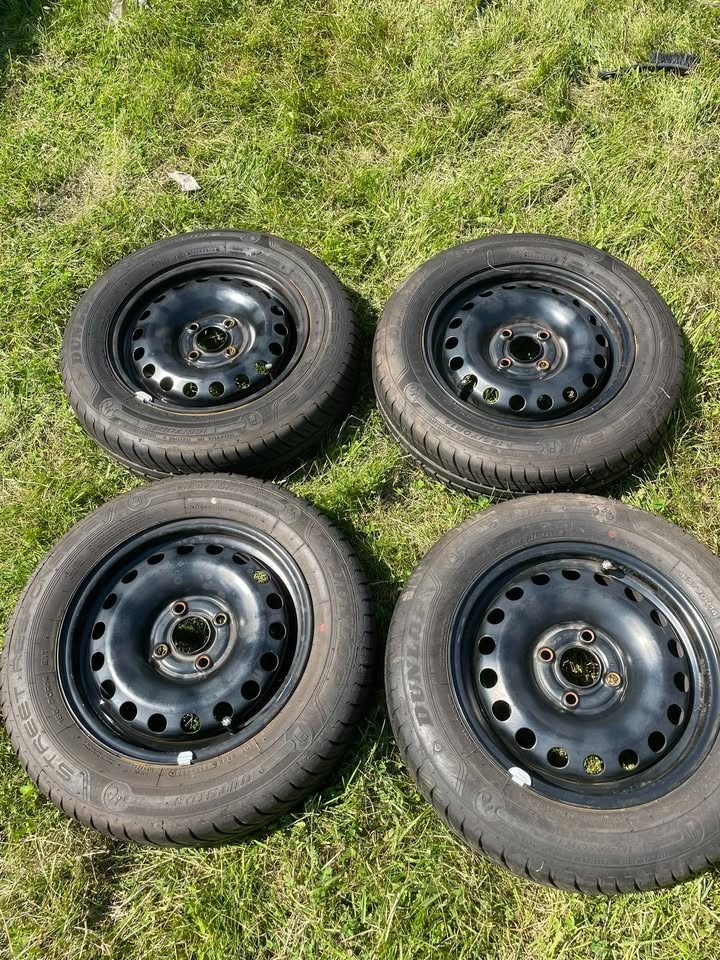 14" plechová kola – 4x100 R14 VW, ŠKODA, OPEL- Letní 80%