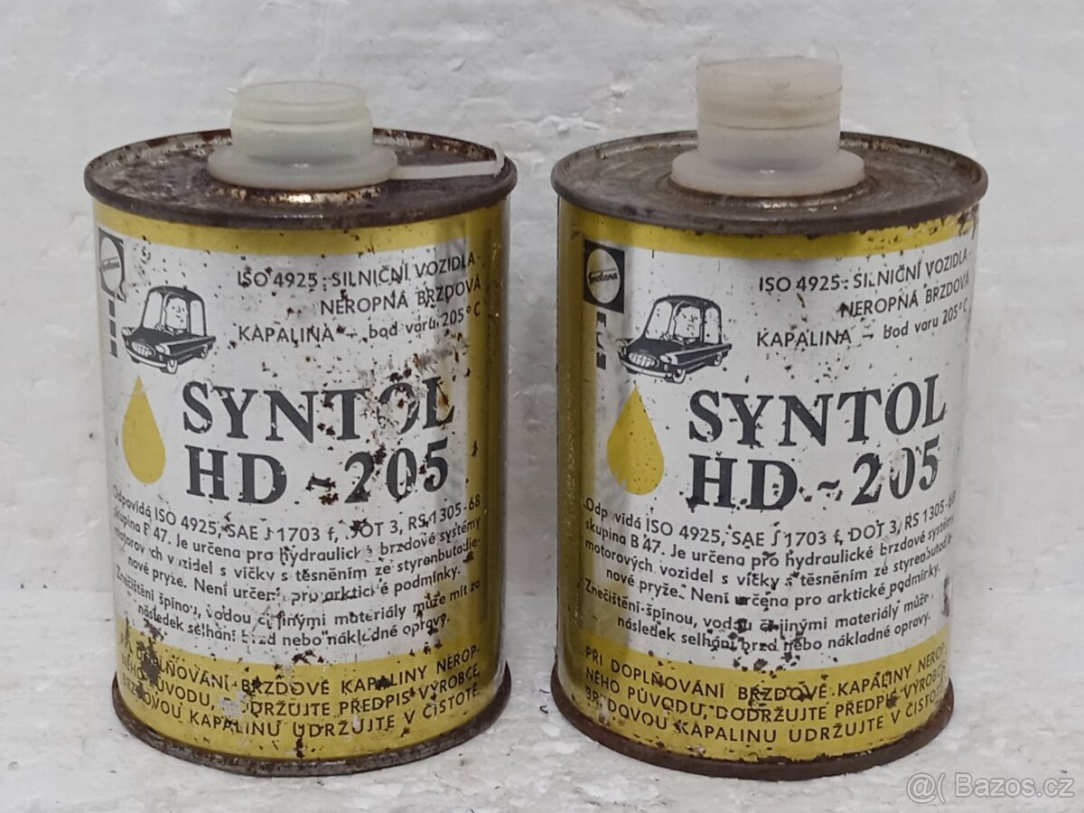 2x Syntol HD-205 Brzdová kapalina - plná plechovka