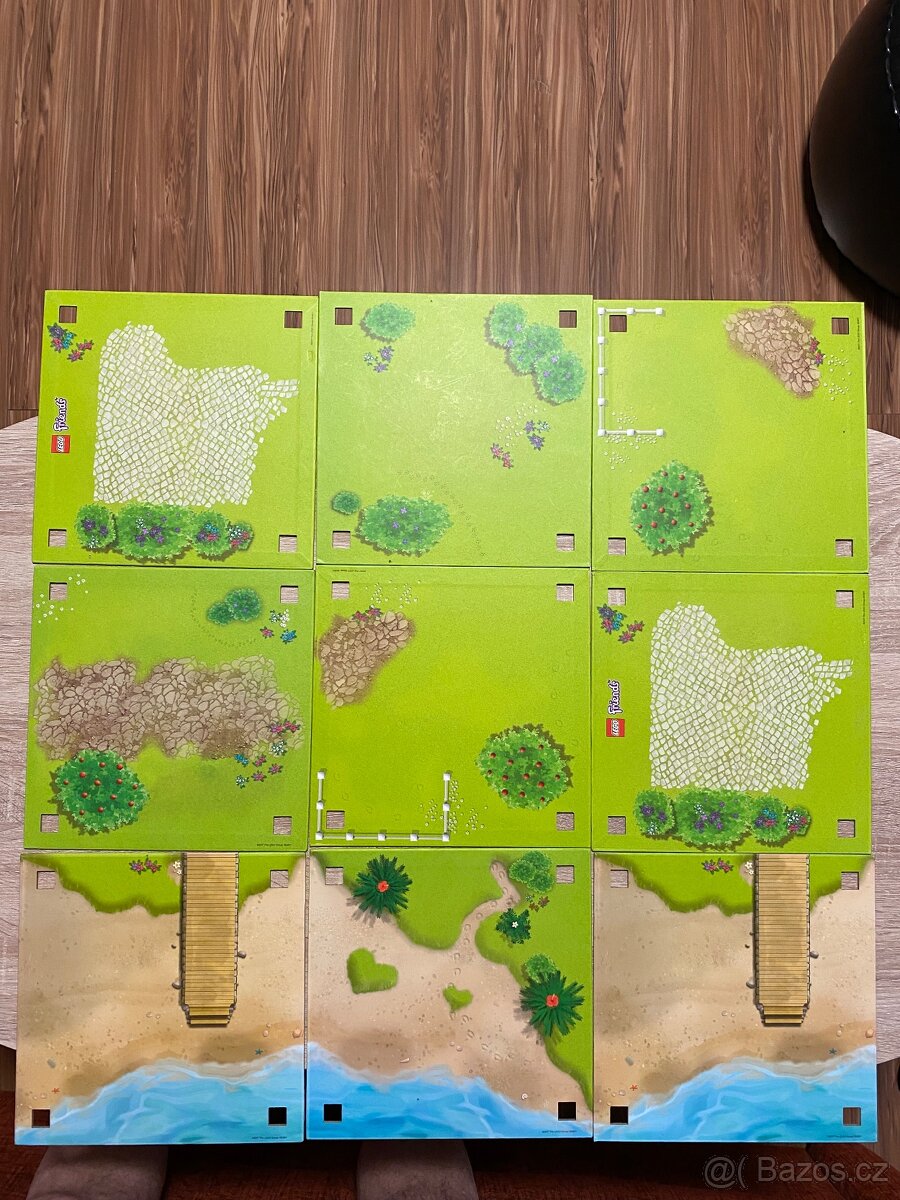 Lego Friends podložky desky