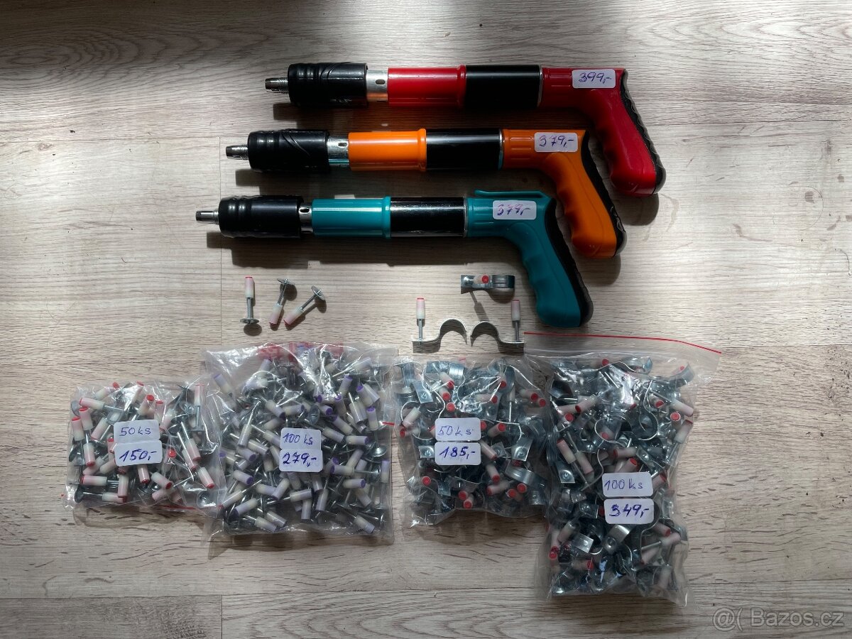 Nastřelovací Hřebíky + Multifunkční Mini pistole