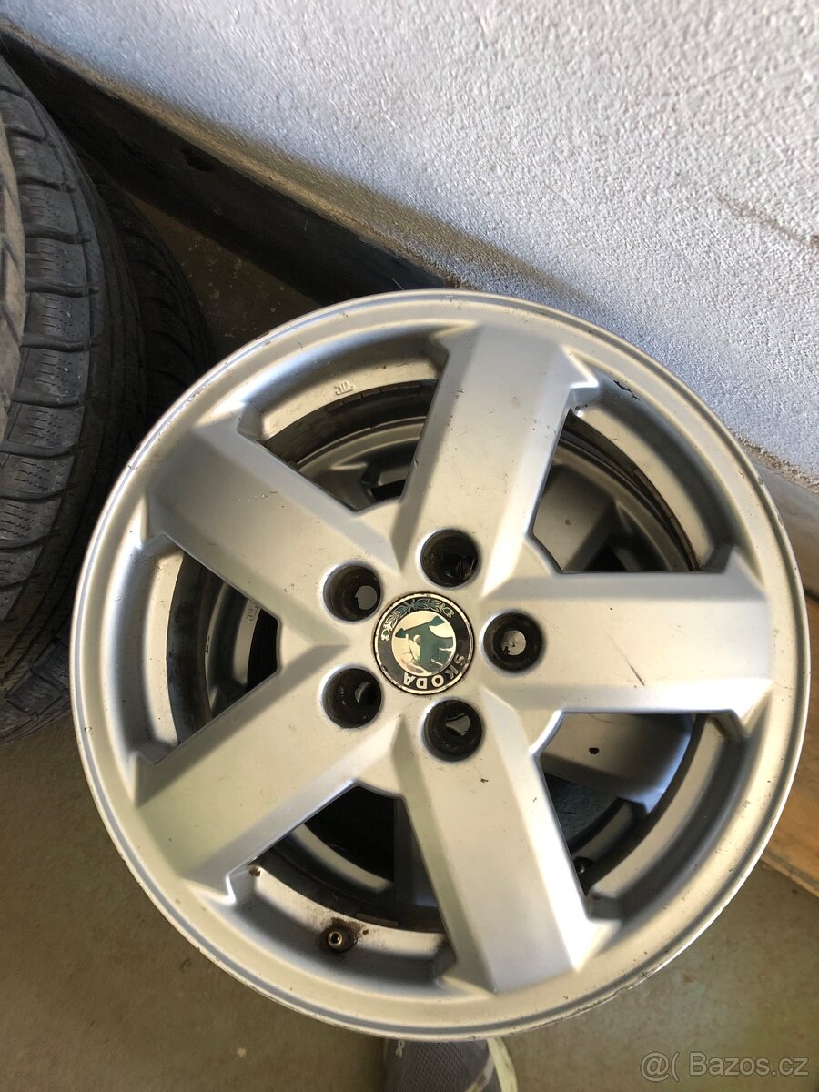 4x AL kola Škoda Octavia 1 5x100 bez pneu