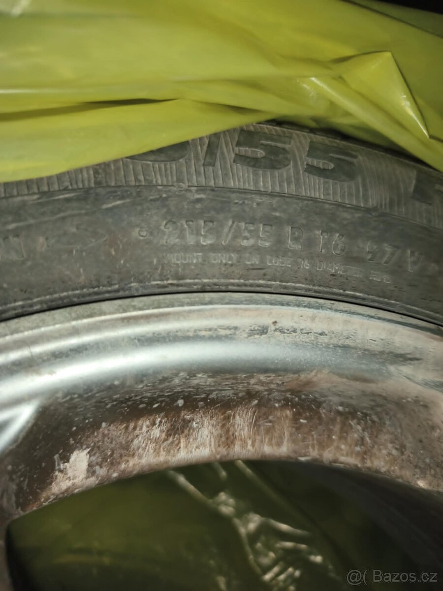 Prodám ráfky i z pneu 215 / 55 r16 97V
