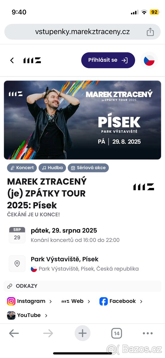 Marek Ztracený - Písek - 2 kusy