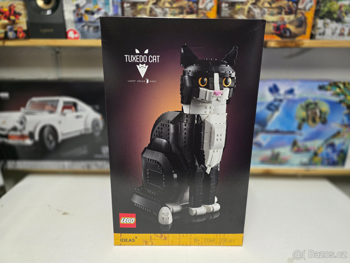 LEGO® Ideas 21349 Černobílá kočka + mini dárek