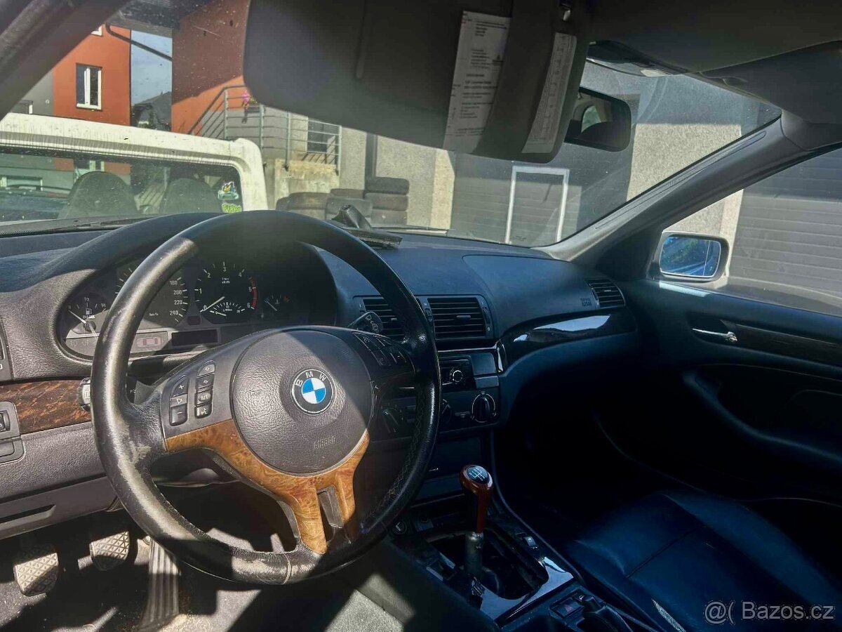 BMW E46 320d celek na opravu/ díly, STK ještě přes rok