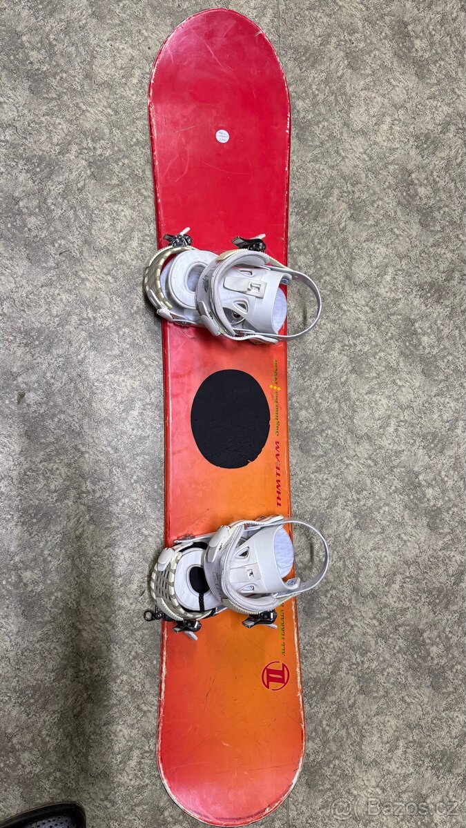 Snowboard THM Team 146cm s vázáním Ride
