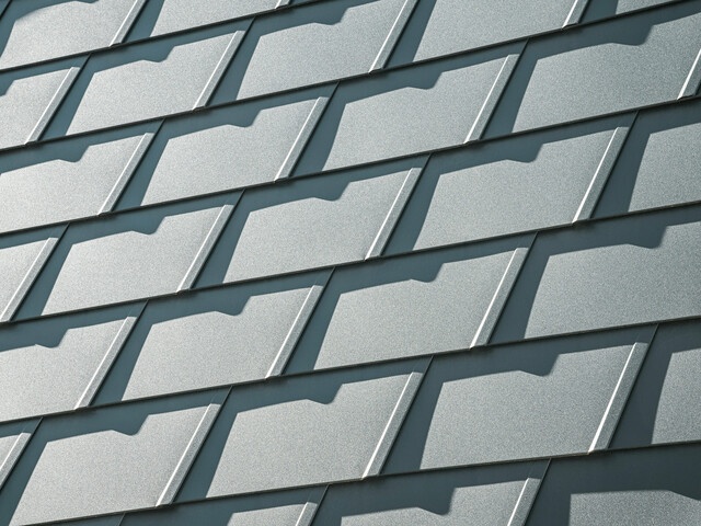 Prefa-Prefa šindel DS 19 barva antracit P.10 Stucco