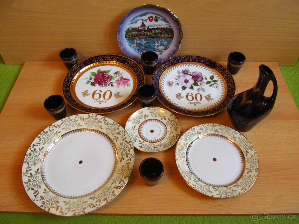 Retro ozdobné talíře č. 2