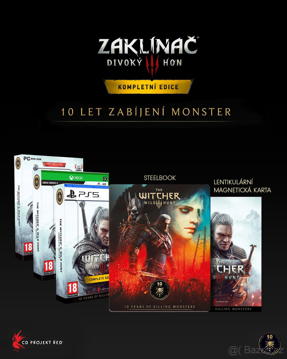 Zaklínač - The Witcher 3: Wild Hunt 10th Anniversary