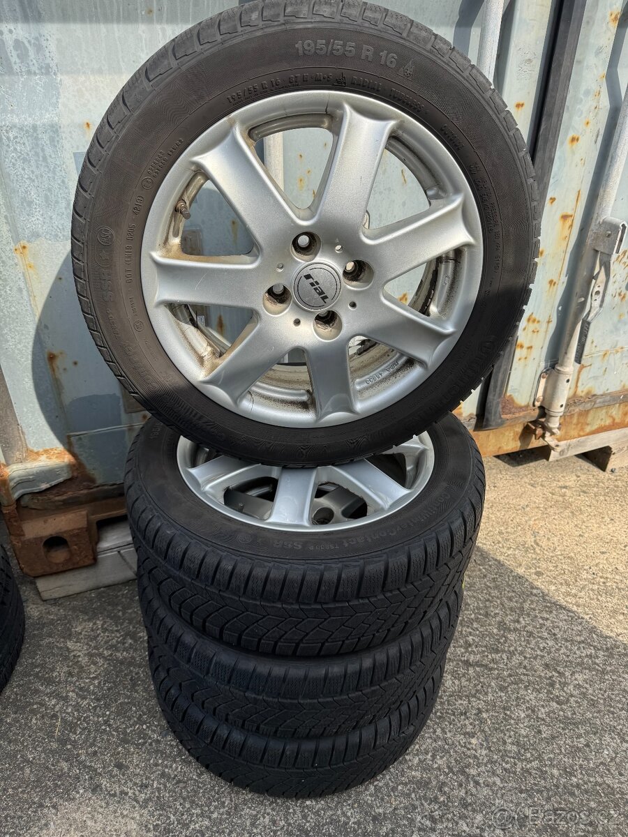 Zimní komplet 16" RIAL rozteč 4x100