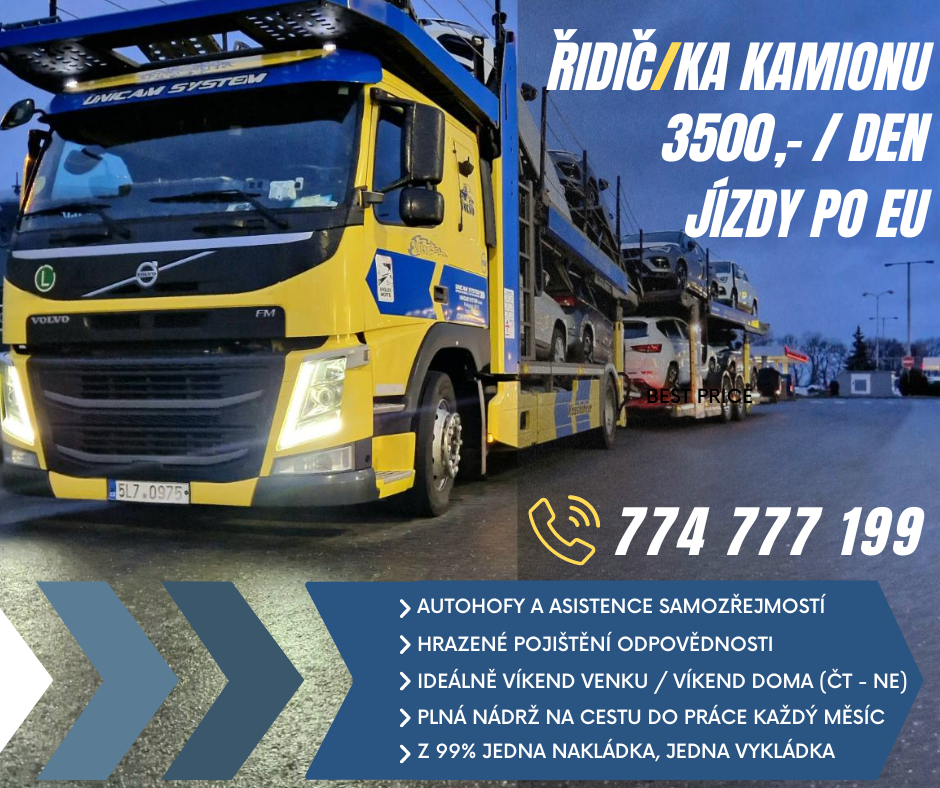 3500 Kč / den v UNICAM SYSTEM