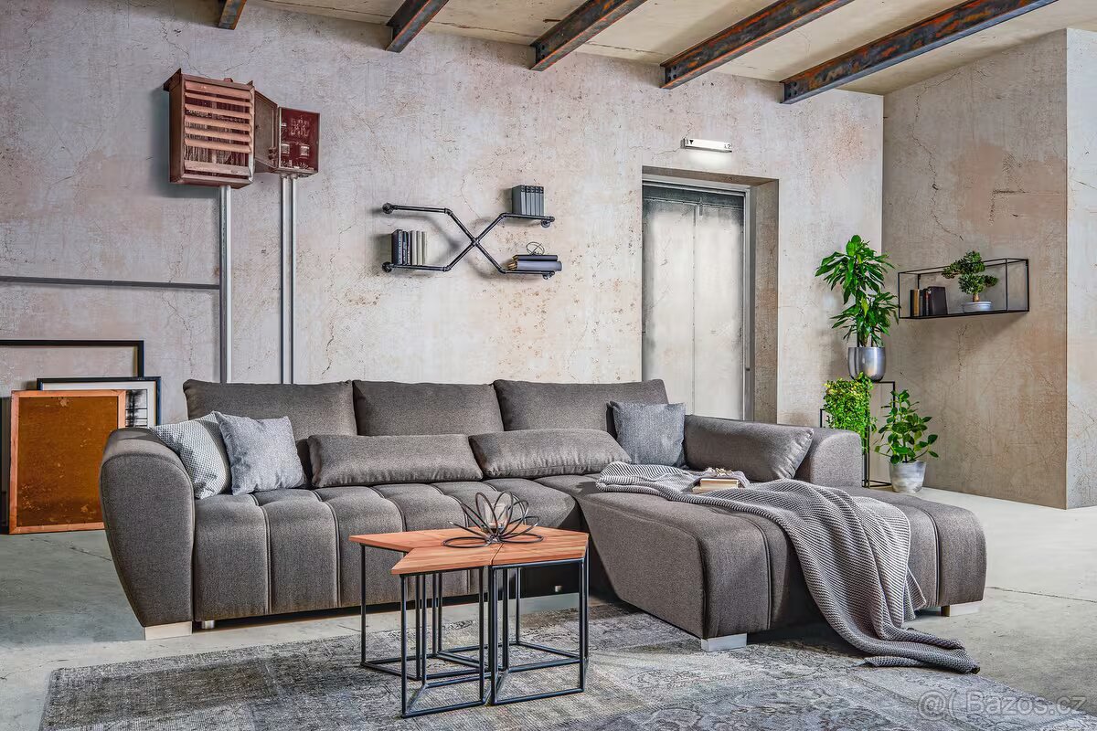 ROHOVÁ SEDAČKA BRAVEN - nepoužitá, stále originálně zabalená