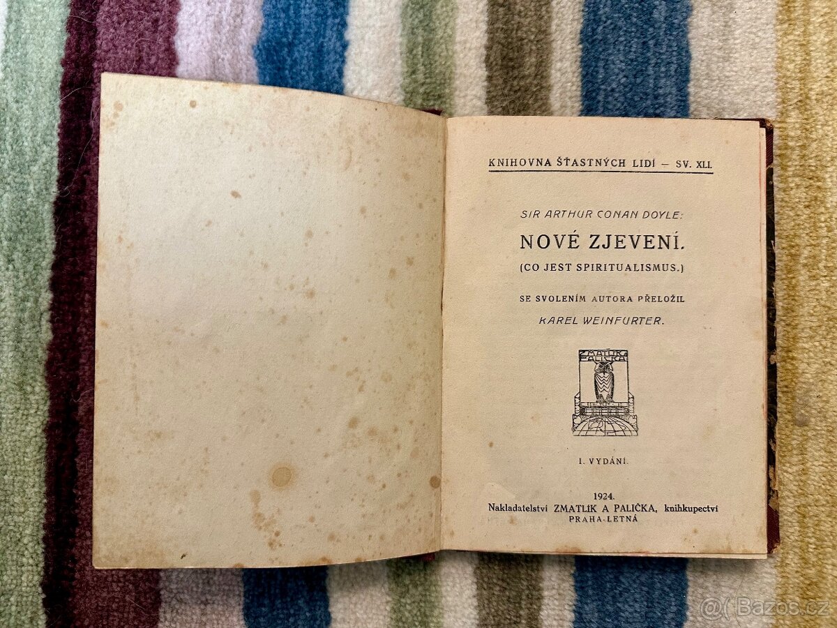 Nové zjevení – Arthur Conan Doyle (1924)