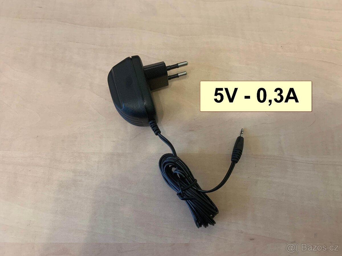 Zdroj 5V-0,3A, 9V /0,6A