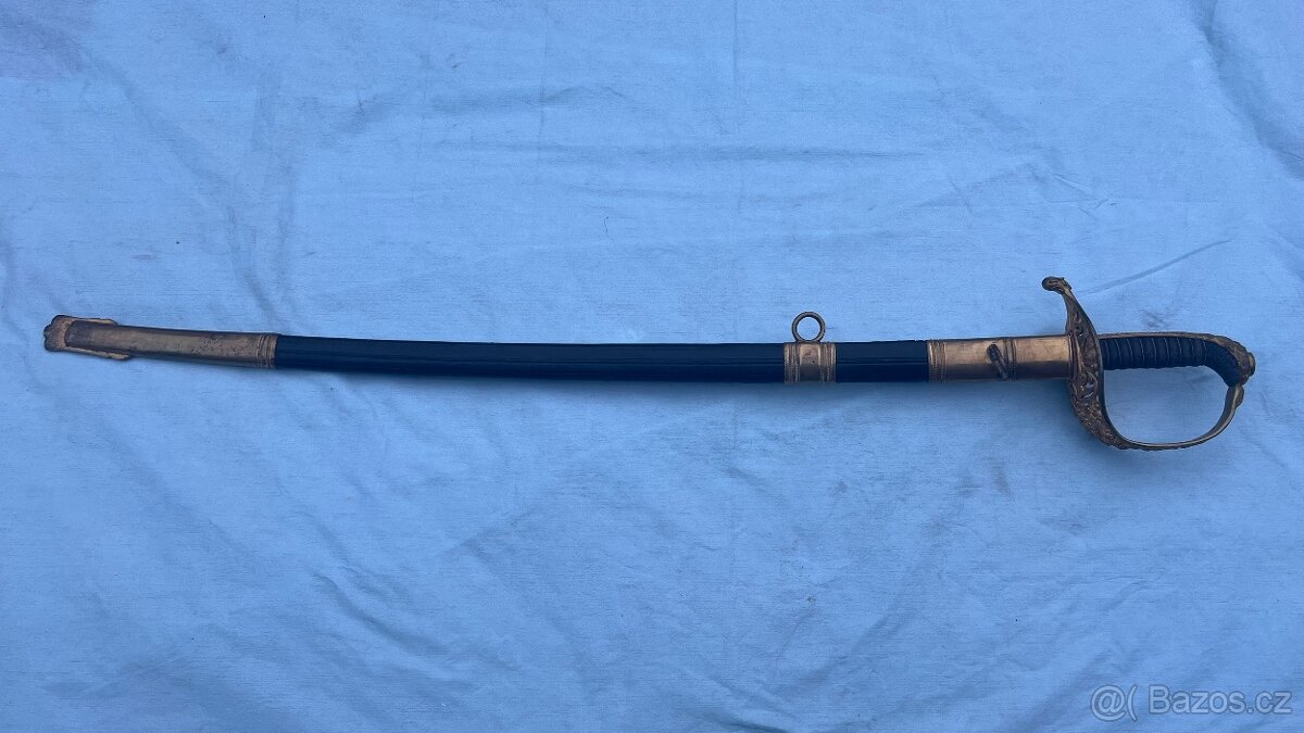 Šavle RU úřednická zlacená v ohni