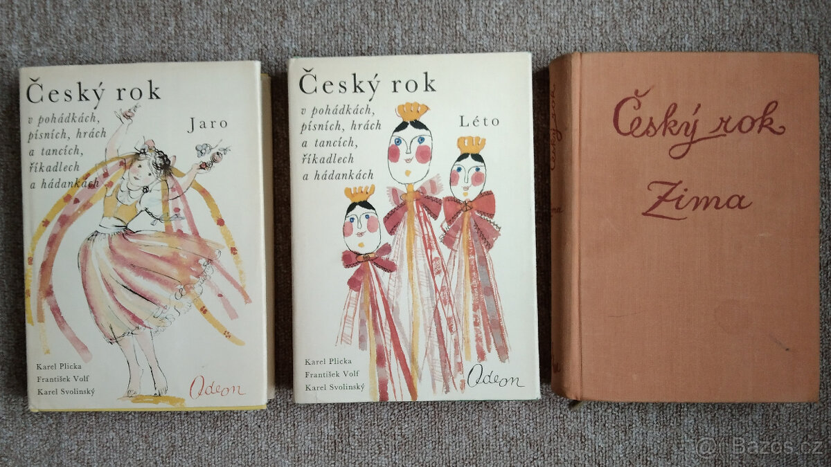 Český rok - jaro, léto, zima - Volf, Plicka, Svolinský