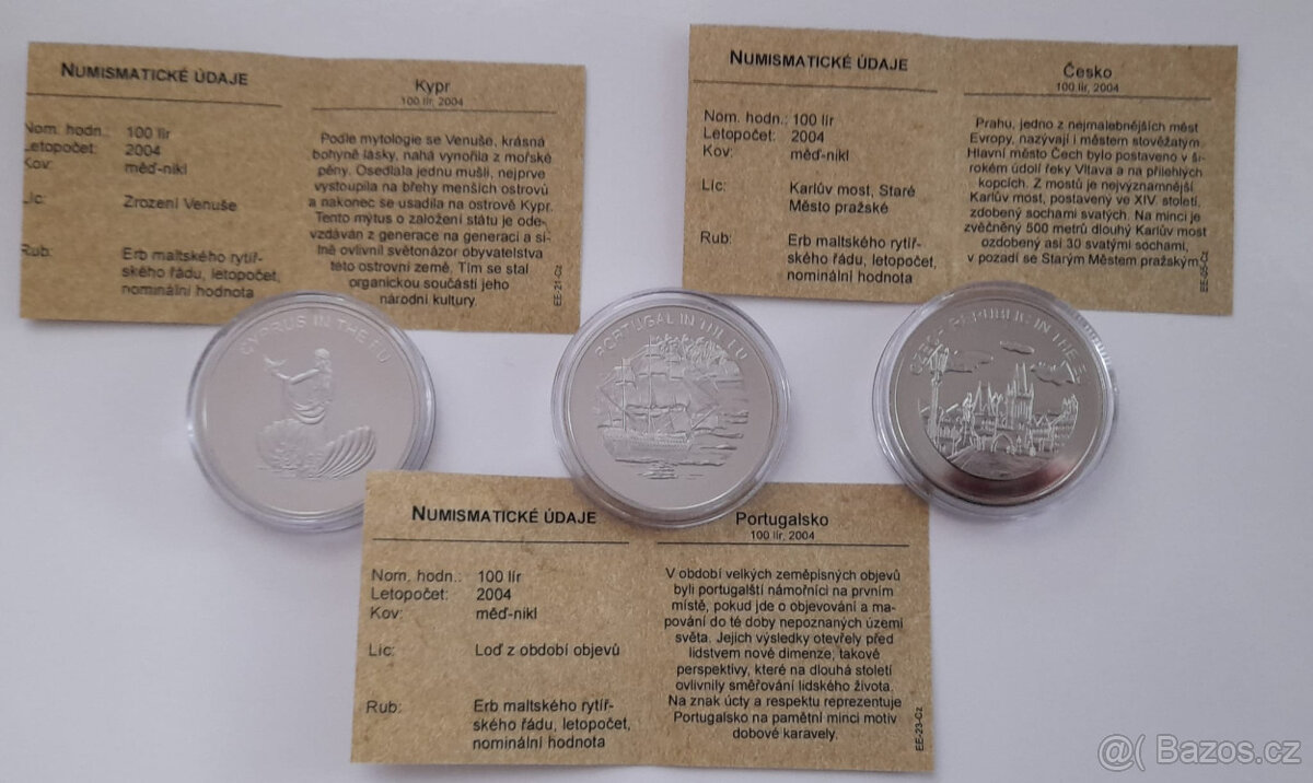 mince Spojená Evropa - 3ks