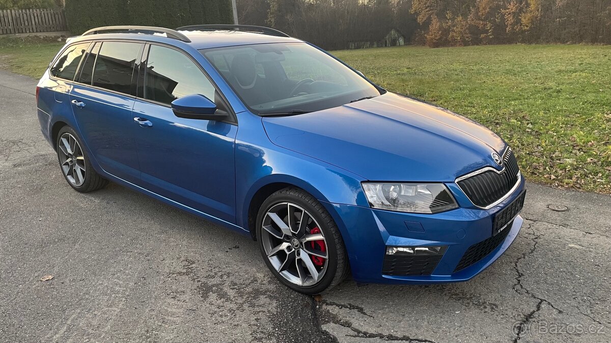 Škoda Octavia 3 RS 2.0TDI 135kW 2015 R18 NAVI LED MANUAL