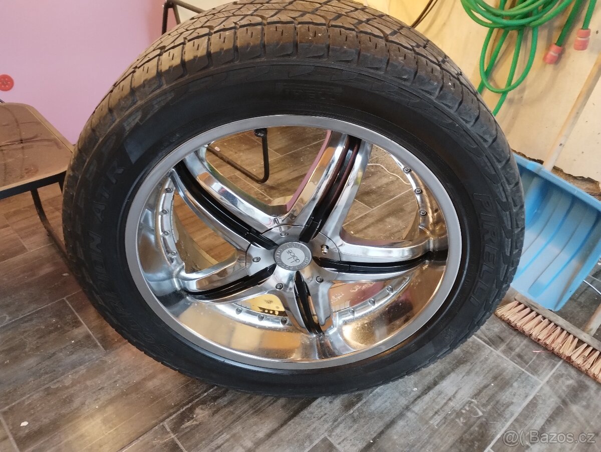 Chromovaná kola DOLCE 22" 5x139.7 USA Dodge Ram atd.