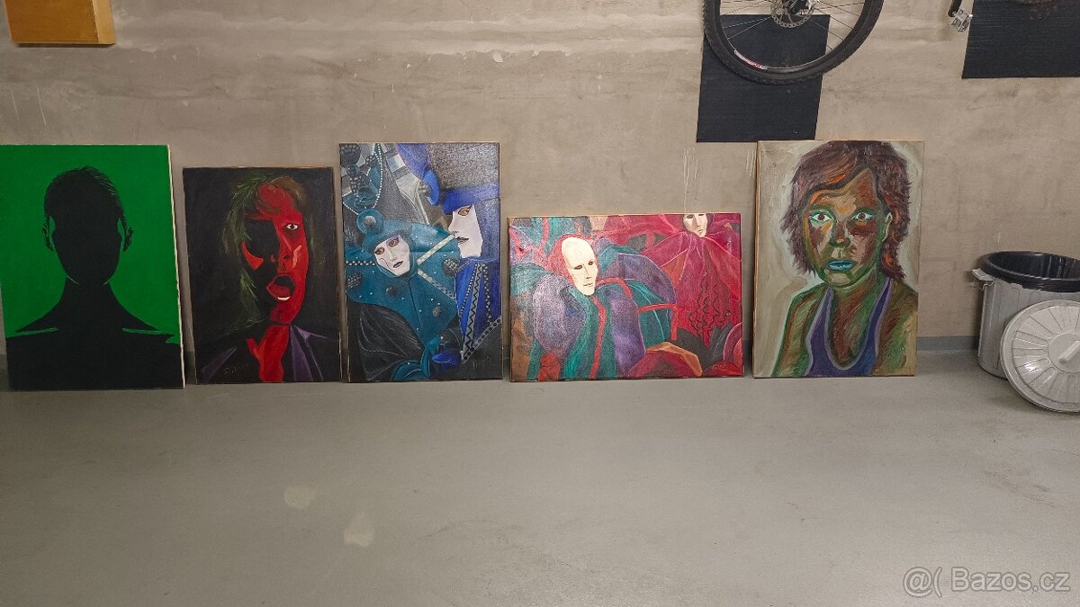 Prodám starší obrazy - oleje na plátně