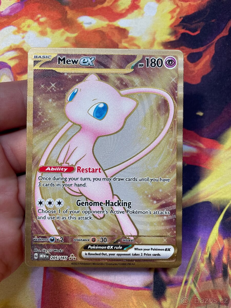 Mew EX (PROMO premium collection stel card)