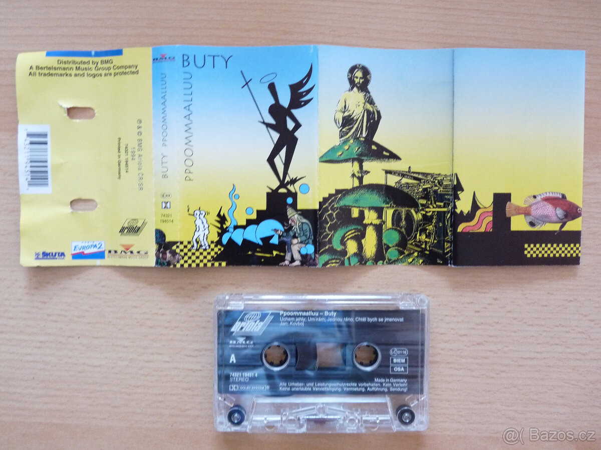 prodám kazetu BUTY-Ppoommaalluu 1994 BMG Ariola records