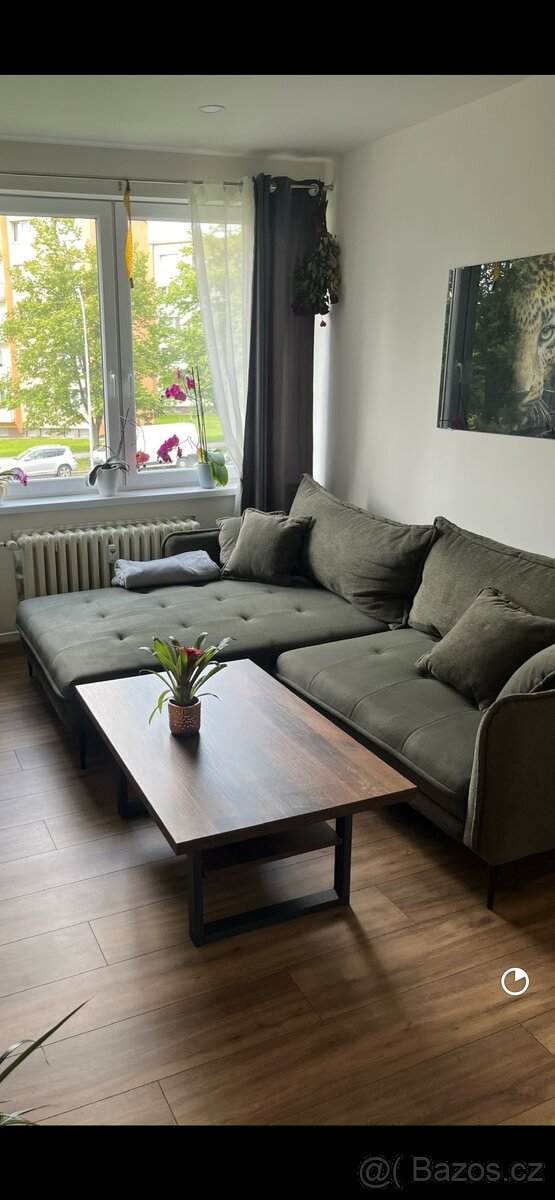 Zelená sedací souprava