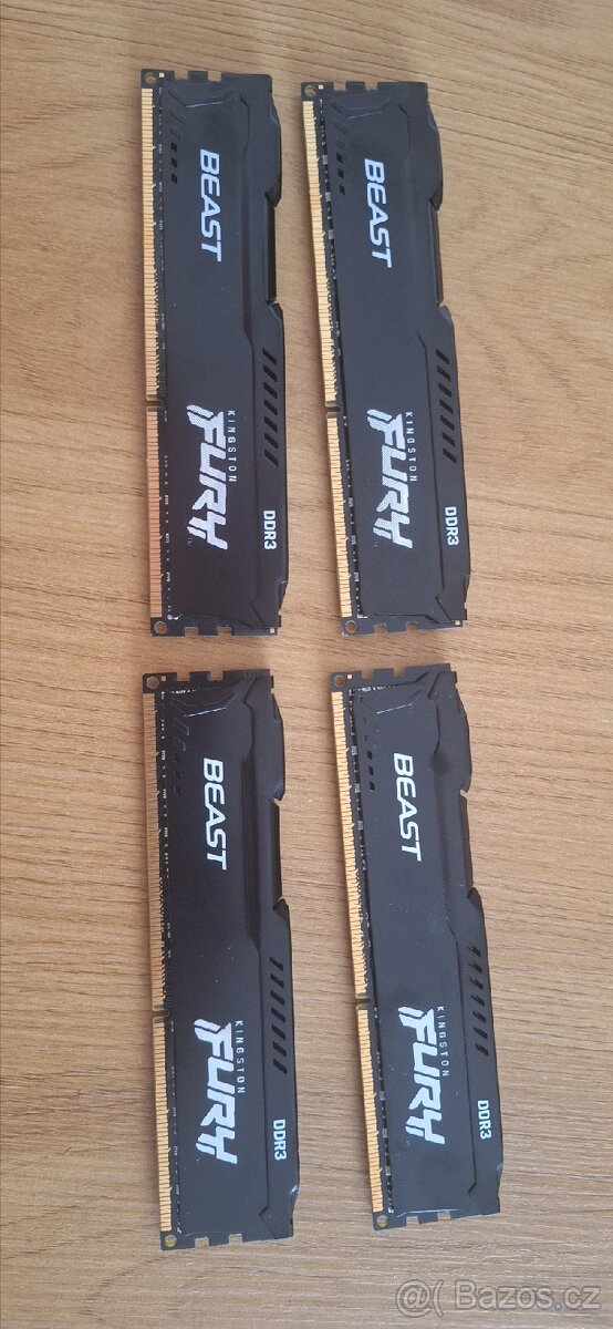 Ram kingstom fury ddr 3 4x 8gb