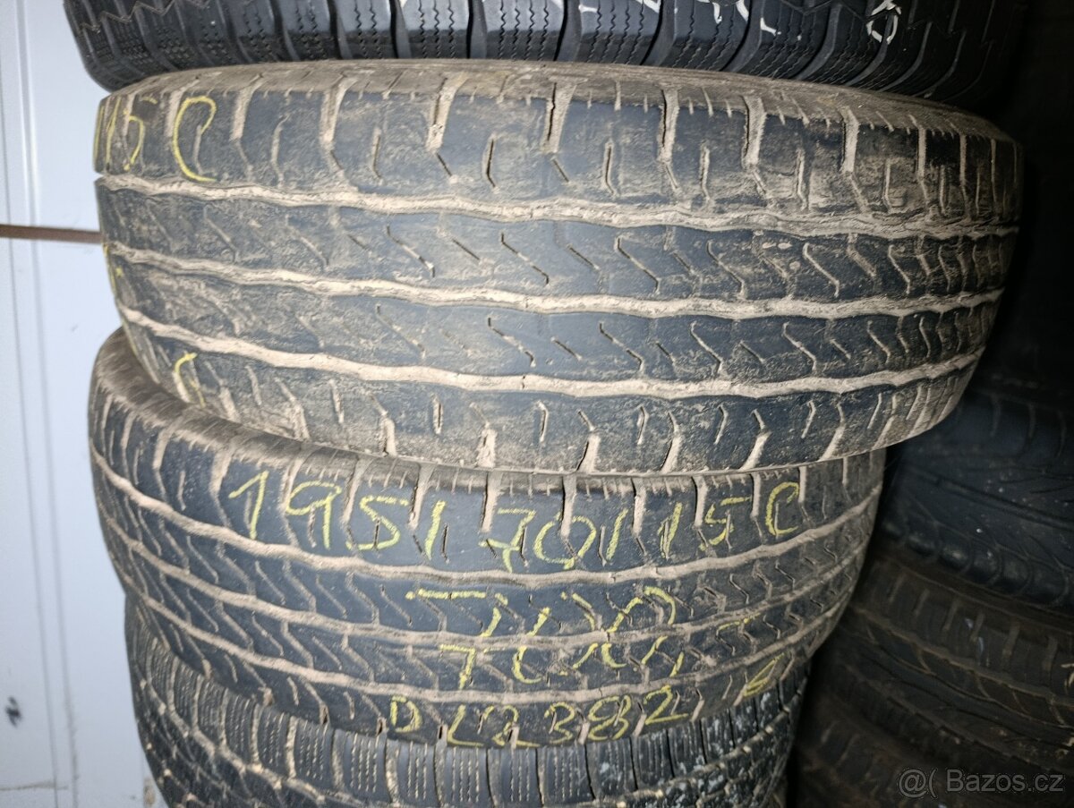 195/70/15 C letní 2 kusy