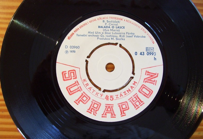 SP deska P.Černocká,A.ULm-Bílou křídou,Balada/16/