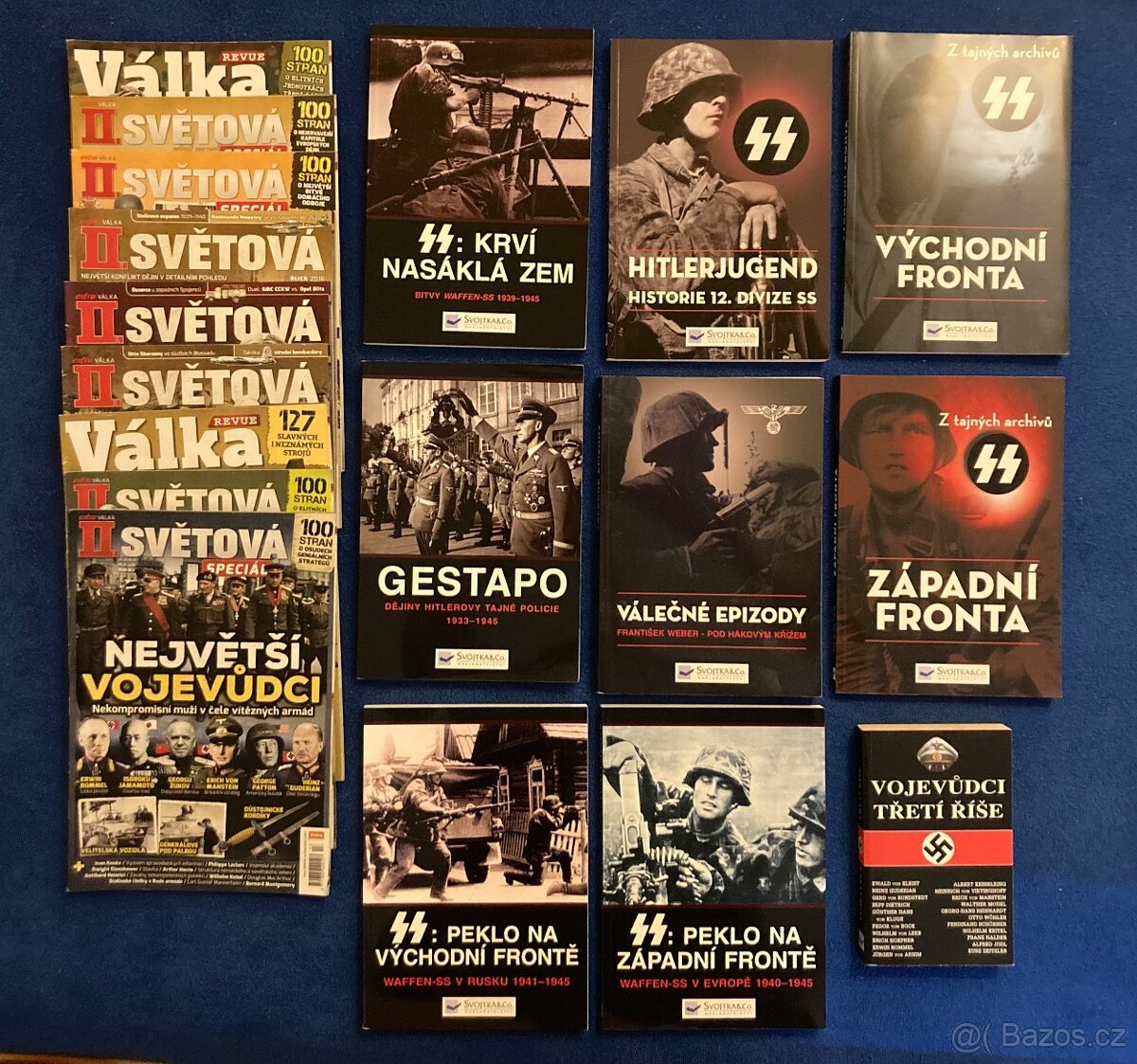 Knihy o 2.Světové Válce+Časopisy
