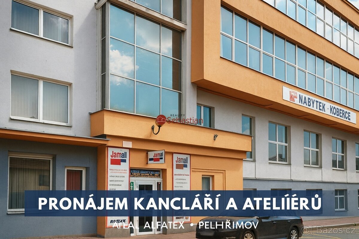 Pronájem kancelářských a ateliérových prostor – areál ALFATE