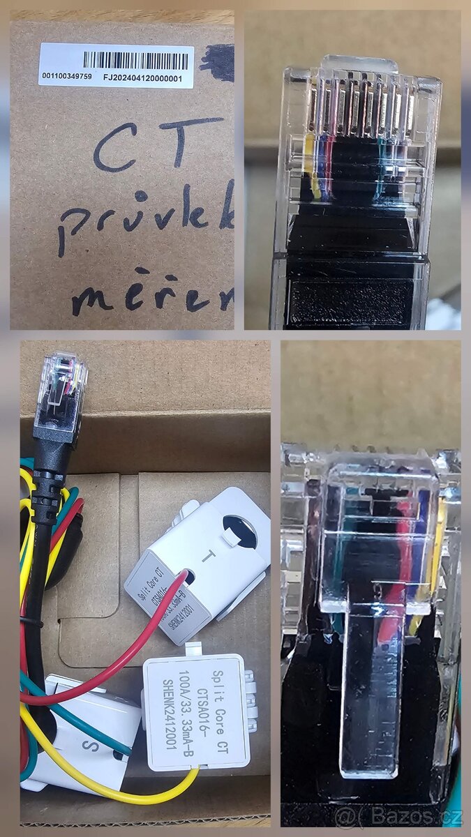 průvlekové měření proudu SOLAX X3-HYBRID-G4-CT