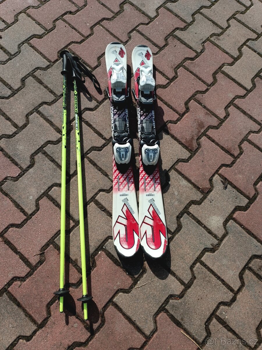 Dětské lyže a hůlky