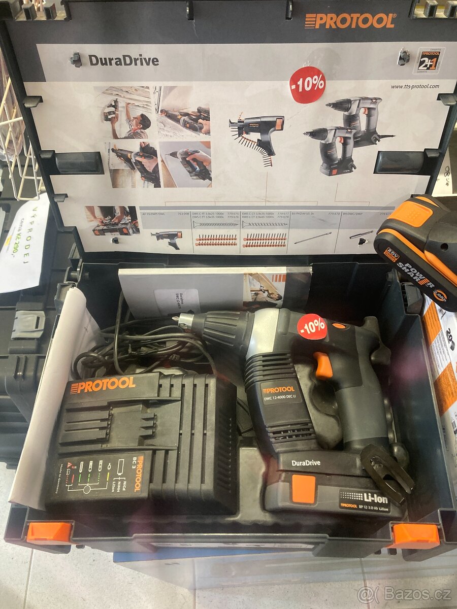 Aku šroubovák NAREX PROTOOL DWC 12-4000 DEC LI