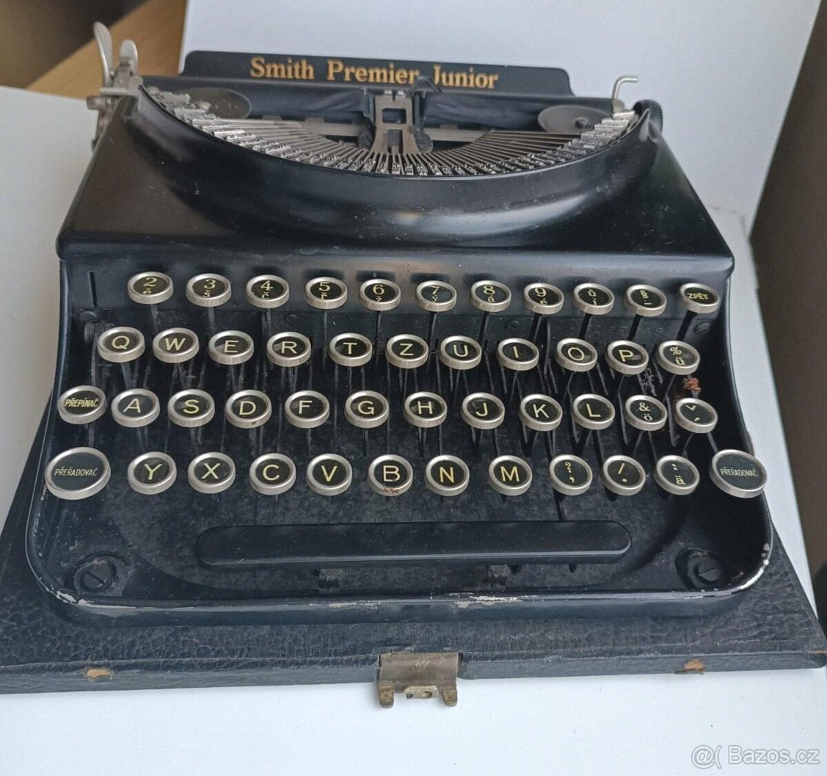 Starožitný psací stroj - Smith Premier Junior