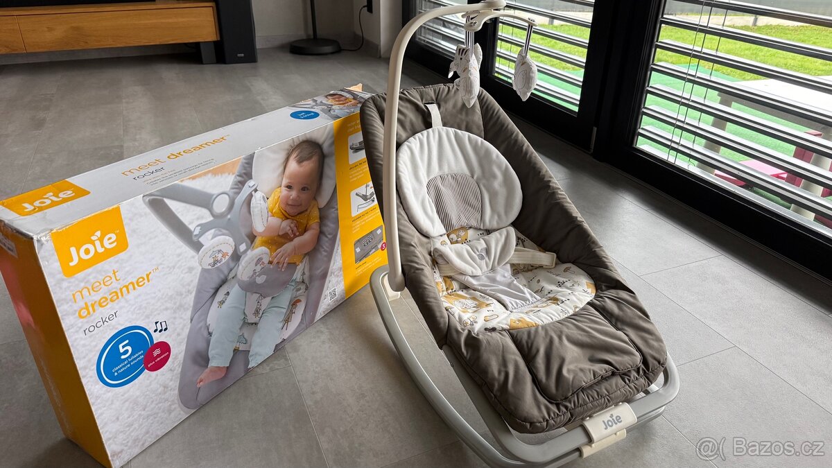 Dětské lehátko / houpátko Joie Dreamer – pěkný stav