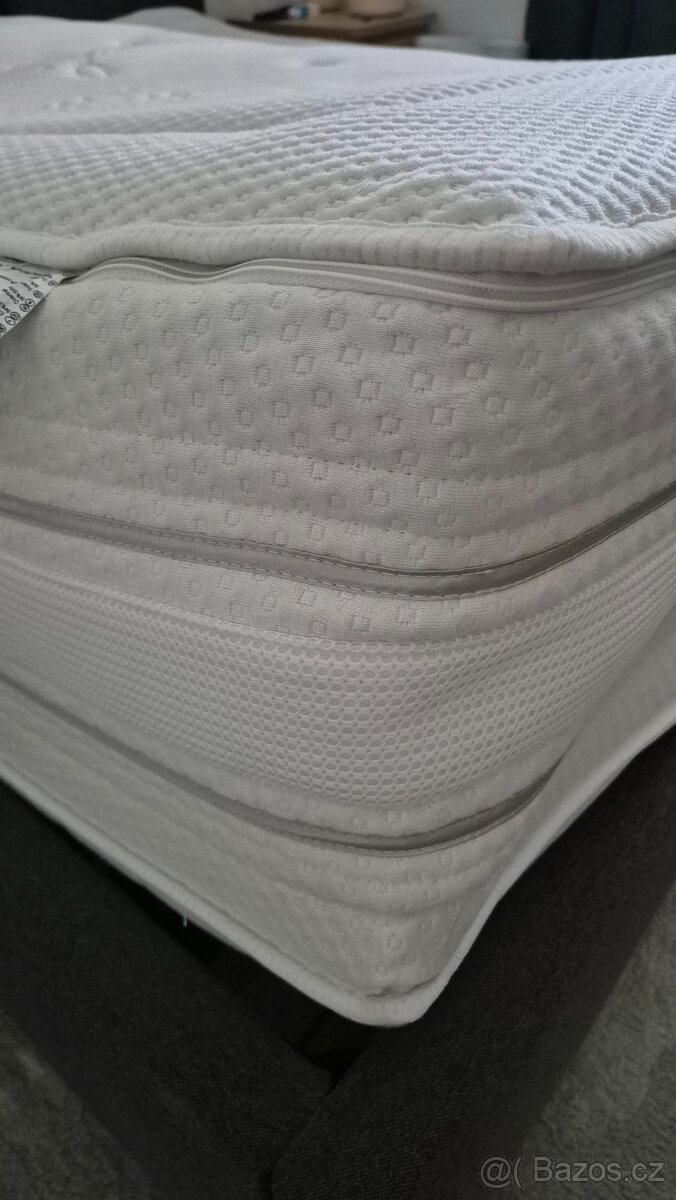 Matrace benelli taštičková s toprem 200x180