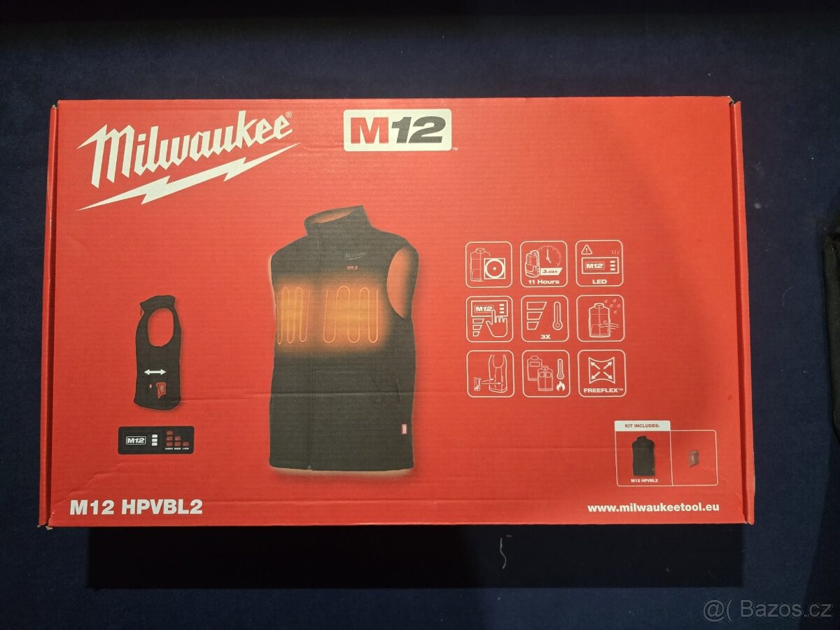 Vyhřívaná vesta Milwaukee 12 – HPVBL2