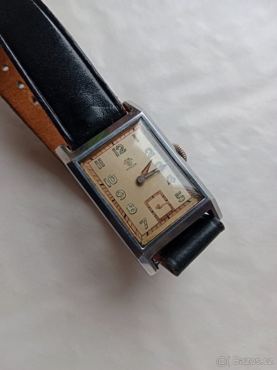 Staré vojenské hodinky Anker-Berg Panzer Tan