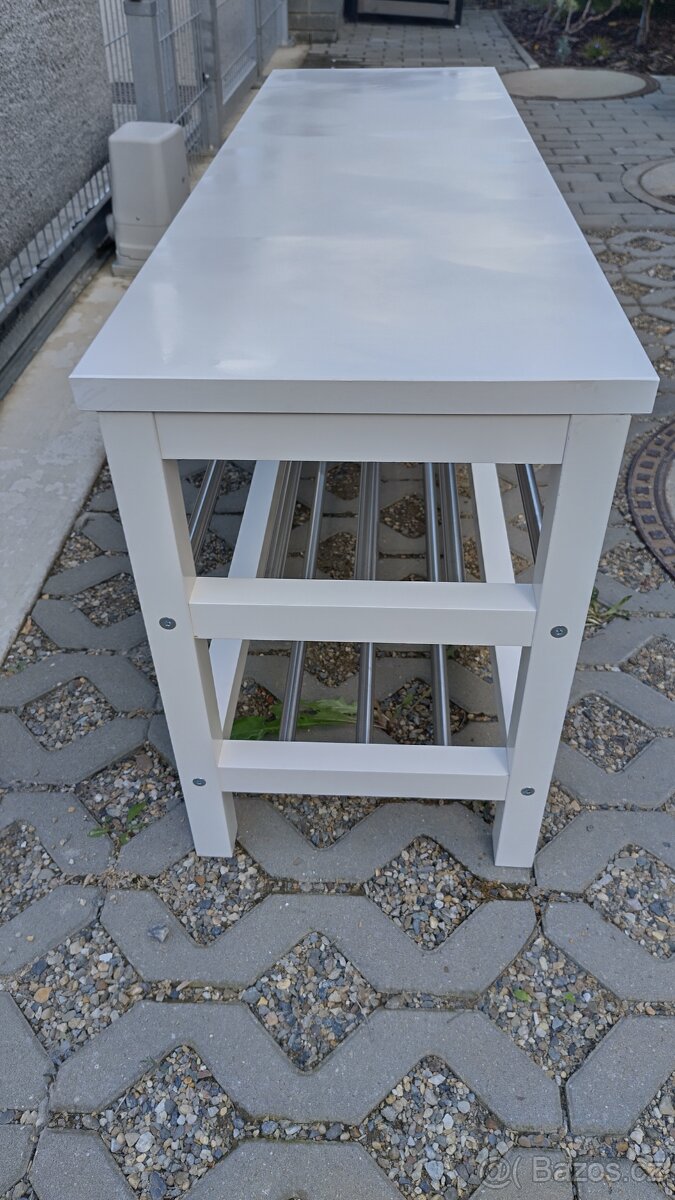 Prodám lavici s botníkem Tjusig 108x34x50 cm