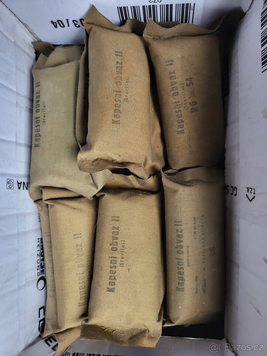 Prodám vojenské kapesní obvazy