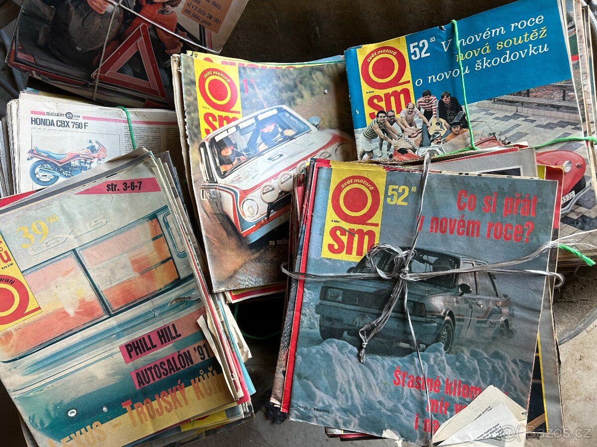 Historická vydání časopisu Svět motorů