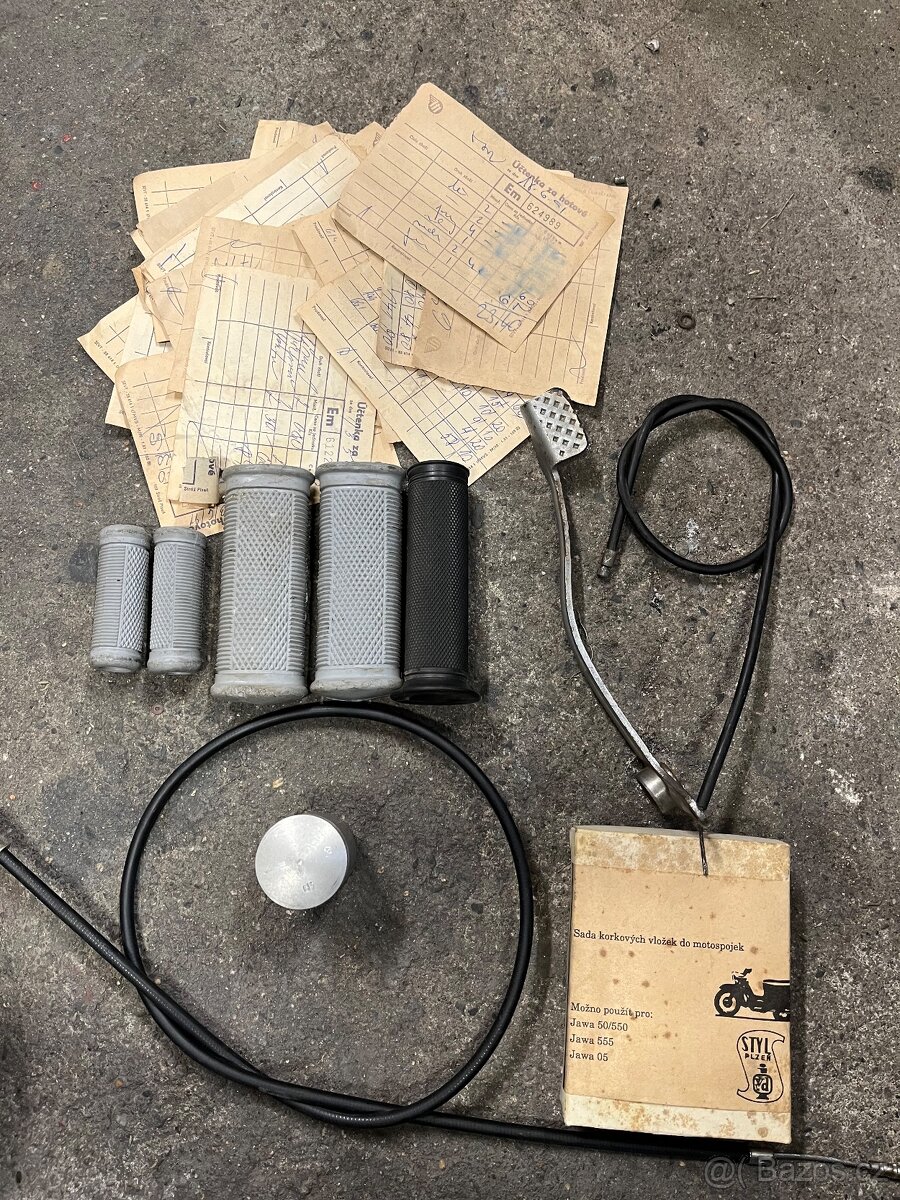 Uloženkové díly Jawa pionýr