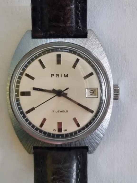 Hodinky Prim 17 Jewels ČSSR, Czechoslovakia
