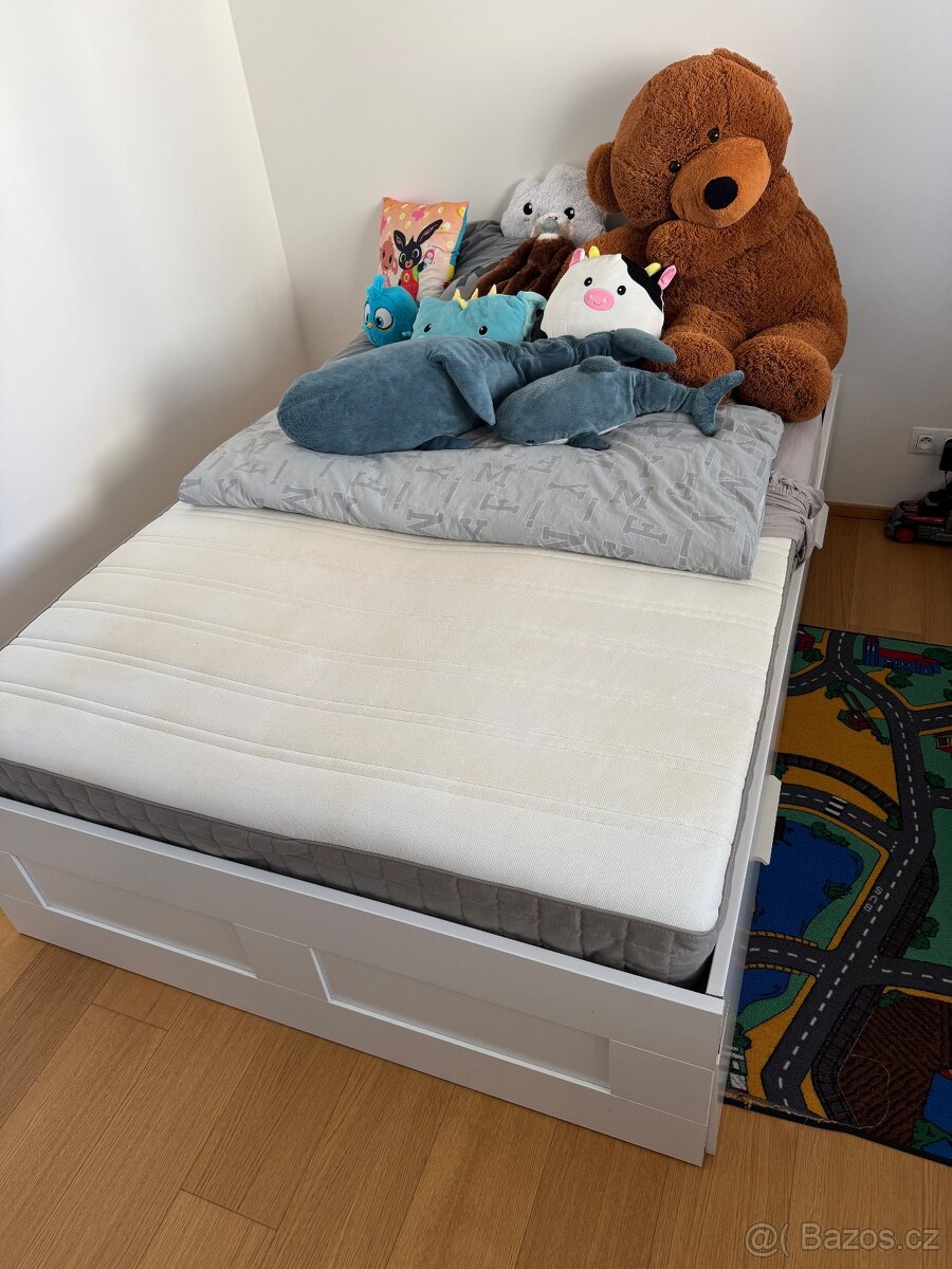 Postel + matrace + rost