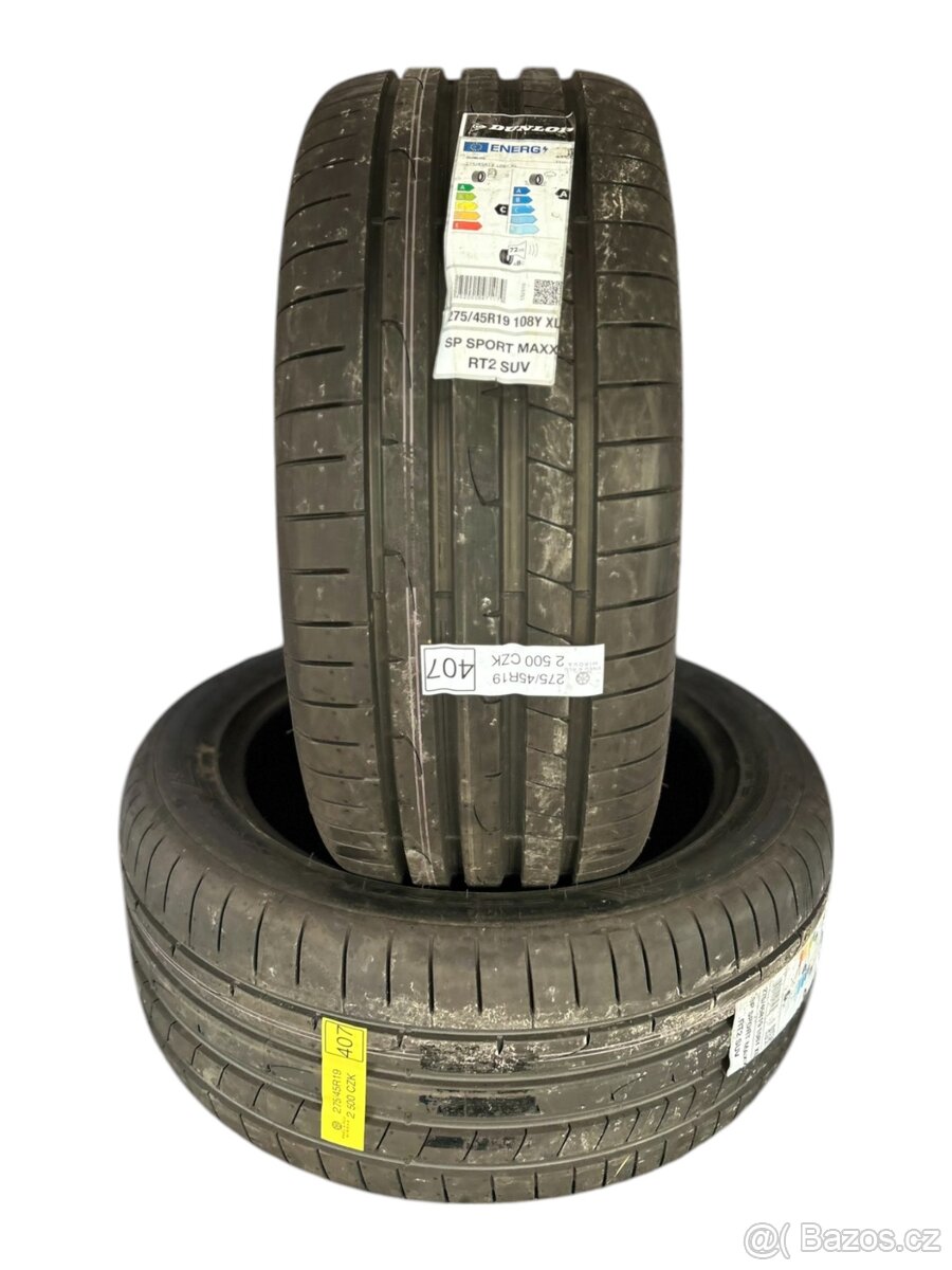 letní pneumatiky Dunlop 275/45r19